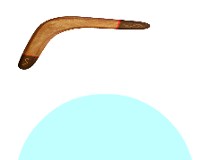 Ловля бумеранга в игре Fish-Rifle